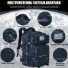 Createy 45L Military Tactical Backpack Large 3 Day Assault Pack Molle Bag Rucksack Bug Out Bag for Camping Hunting Hiking view 2