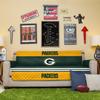 Green Green Bay Packers Sofa Protector view 1