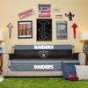 Pegasus Home Fashions Black Las Vegas Raiders Sofa Protector view 1