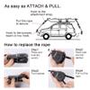 Ayaport Kayak Rope Tie Down Ratchet Straps Bow and Stern Ratcheting Tie Downs Rope Hanger Kayak and Canoe Accessories view 4