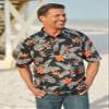 KingSize Men's Big & Tall Lightweight Jersey Polo - XL, Black Geo view 3