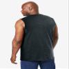 KingSize Men's Big & Tall Shrink-Less Lightweight Muscle T-Shirt - 8XL, Heather Charcoal view 2