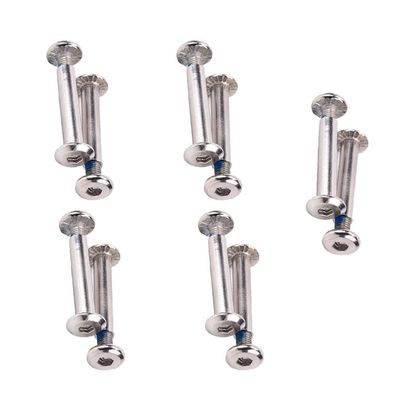 Wakauto 16pcs Inline Skate Screws Roller Skate Wheel Replacement Screws Easy to Install Male Female Fittings for Inline Skating Wheels