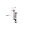 Wakauto 16pcs Inline Skate Screws Roller Skate Wheel Replacement Screws Easy to Install Male Female Fittings for Inline Skating Wheels view 2