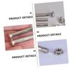 Wakauto 16pcs Inline Skate Screws Roller Skate Wheel Replacement Screws Easy to Install Male Female Fittings for Inline Skating Wheels view 3