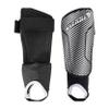 Vizari Matera Soccer Shin Guards | Shinguards for Adults and Kids with Ankle Protection (Black/White, Small) view 1