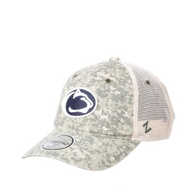 ZHATS NCAA Penn State Nittany Lions Mens Hat Operation Hat Trick Ranger, Penn State Nittany Lions Camo, Adjustable