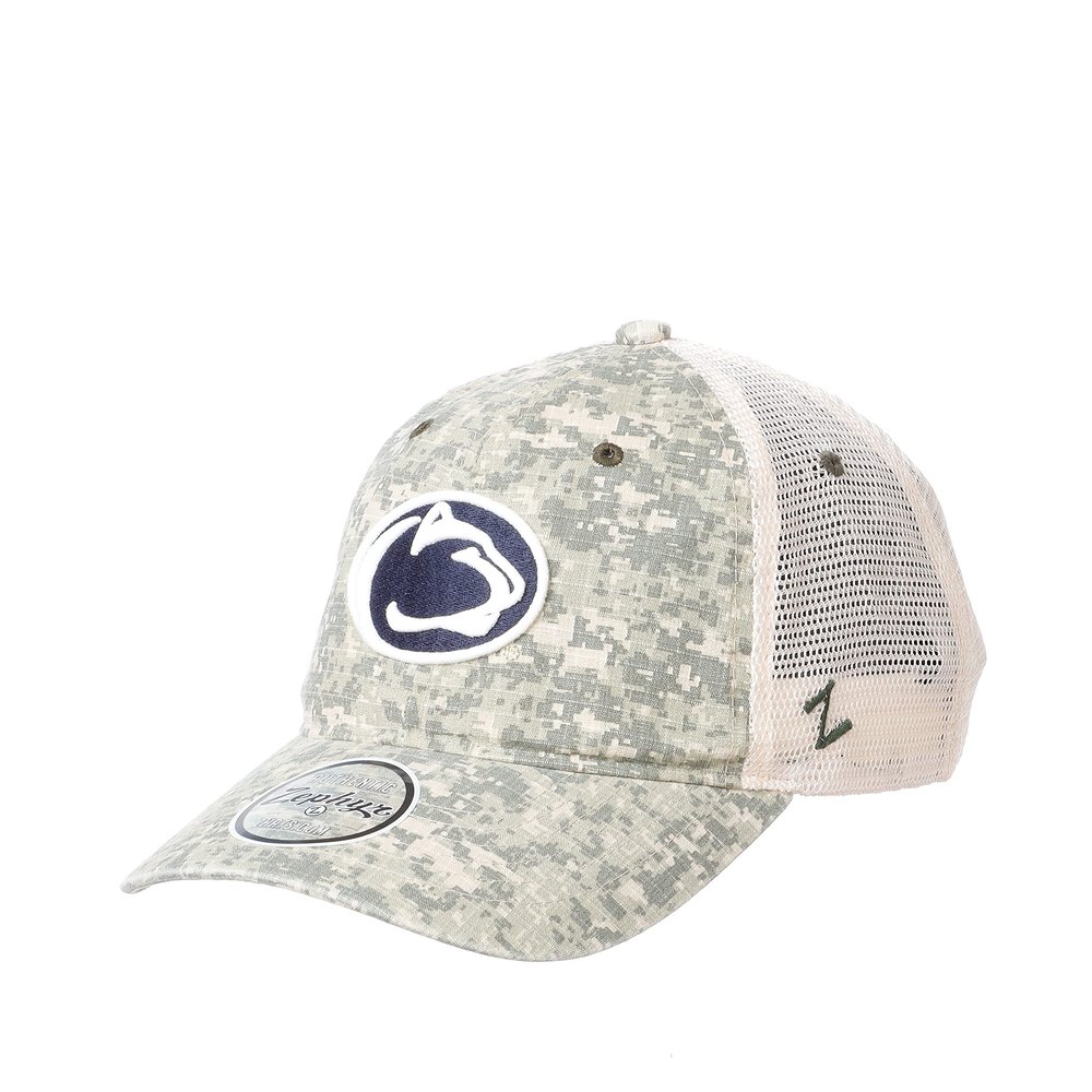 ZHATS NCAA Penn State Nittany Lions Mens Hat Operation Hat Trick Ranger, Penn State Nittany Lions Camo, Adjustable