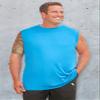 KingSize Men's Big & Tall No Sweat Muscle Tee - L, Black view 2