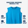 KingSize Men's Big & Tall No Sweat Muscle Tee - L, Black view 3