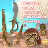 ArtCreativity Pirate Play Set for Kids  5PC Set with Plastic Sword, Pistol, Dagger, Compass & Mask, Costume Accessory, Photo Booth Prop & Pretend Play Toy for Boys & Girls view 4