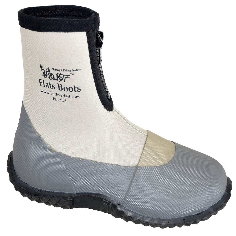 ForEverlast Flats Boots Lightweight Neoprene Rubber Boots Generation II for Fishing & Wading, Size 5, Water Resistant, for Men & Women