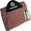 Culprit Surf Protective Pocket Surfboard Socks with Round Nose (Red/Tan/White, 9'0") view 1