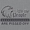 We The People are Pissed Off Youth T-Shirt Bald Eagle Fight for Democracy Kids White Small view 2