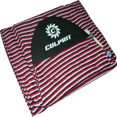 Culprit Surf Protective Pocket Surfboard Socks with Round Nose (Red/Black/White, 9'0")