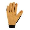 Carhartt Men's Synthetic Leather High Dexterity Molded Knuckle Secure Cuff Glove, Black Barley, XX-Large view 2