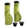 BW USA Ergo-Lock 2.0 Grips  Dual Lock-On MTB Bike Handlebar Grips - Lime/Black view 1