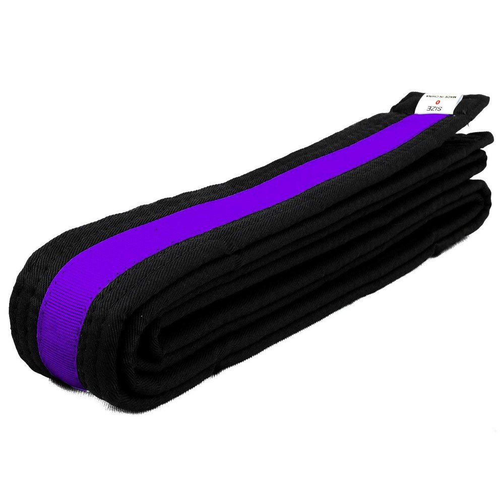 AAMA Martial Arts Belt Mixed Stripe Color Belts and Black Belts - Taekwondo Karate Judo