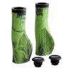 BW USA Ergo-Lock 2.0 Grips  Dual Lock-On MTB Bike Handlebar Grips - Green/Black view 1