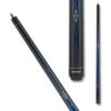 Action Impact - Billiards Pool Cue Stick - Blue Stain w/Diamonds - 21oz view 2