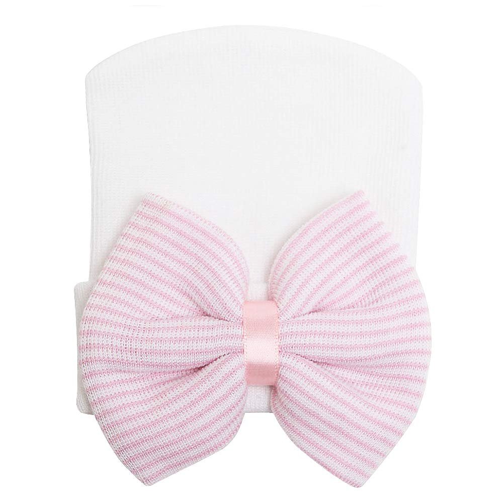 Sarfel Newborn Hats - Beanies & Headbands for Girls, Bows Included, Baby Essentials
