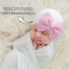 Sarfel Newborn Hats - Beanies & Headbands for Girls, Bows Included, Baby Essentials view 3