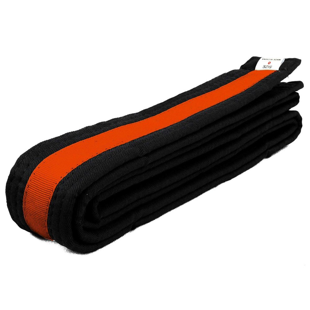 AAMA Martial Arts Belt Mixed Stripe Color Belts and Black Belts - Taekwondo Karate Judo