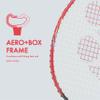 YONEX Graphite Badminton Racquet Astrox Lite Series (G4, 77 Grams, 30 lbs Tension) (Astrox 01 Clear Black Red) view 4