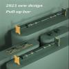 Pull-Up Bars Portable Horizontal Bar, Multifunctional Wall-Mounted Fitness Bar with Safety Lock, 70-96cm, Load 300KG, Black Green (Color : Green) view 2
