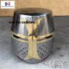 Armor Steel Crusader Helmet view 4