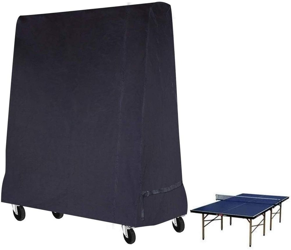 Lagaga Table Tennis Table Cover Oxford Clouth Outdoor Patio Indoor Ping Pong Table Lightweight Protective Cover Waterproof Dustproof UV Resistant 72x64x27Inch