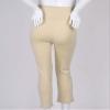 Moily Maternity Pants Wide Leg Solid Color Over Belly Adjustable Leggings Spring Outfit Long Bottoms Apricot XX-Large view 3