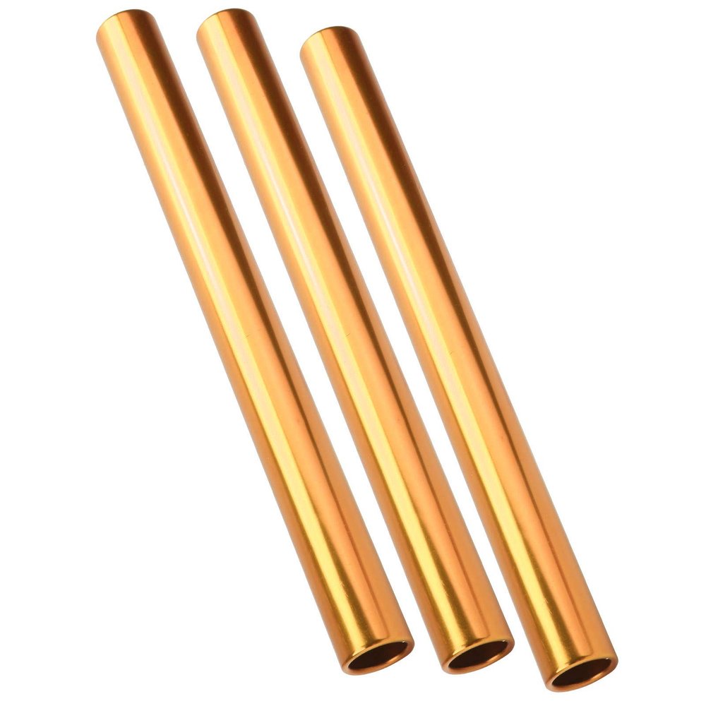 Keenso 3 Pcs Relay Race Baton, Aluminum Alloy Track and Field Relay Baton Sports Relay Race Baton Track and Field Sprint Match Batons