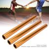 Keenso 3 Pcs Relay Race Baton, Aluminum Alloy Track and Field Relay Baton Sports Relay Race Baton Track and Field Sprint Match Batons view 4
