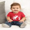 First Birthday Boys Outfit Tractor Construction Shirt Dinosaur Baby boy Wild Shirts rawr Dino one Year Old Gifts (US, Age, 2 Years, Red - Rawr) view 3