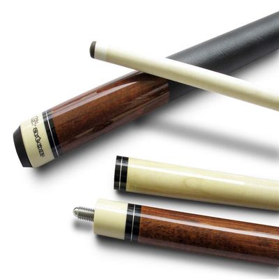 Champion ST Pool Cue Stick, Cuetec Glove,Two Black Layer Tips (Multiple Color Choices) (Brown, 13mm)