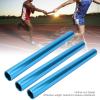 Keenso 3 Pcs Relay Race Baton,Aluminum Alloy Track and Field Relay Baton Sports Relay Race Baton Track and Field Sprint Match Batons(Blue) view 2