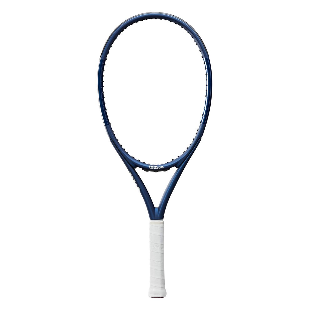 Wilson Triad Three Strung Performance Tennis Racket - Grip Size 0-4", Strung with Sensation 16 Natural at Mid Range Tension