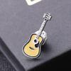 3pcs Guitar Brooch Guitar Lapel Pin Guitar Musical Enamel Pins Punk Pin for Bag Coat view 2