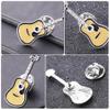 3pcs Guitar Brooch Guitar Lapel Pin Guitar Musical Enamel Pins Punk Pin for Bag Coat view 4