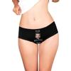 Custom This Belongs to Me Black Funny Face Women's Personalized Brief Panty Printed with Photo for Valentine's Day XS view 2