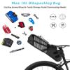 ROCKBROS Bikepacking Bag Waterproof Bike Saddle Bag Large Capacity Bikepacking Seat Bag Road Mountain Bike Seat Bag Max 10L view 3