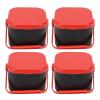 4pcs Fishing Box Portable Plastic Fishing Bait Holder Box Earthworm Lure Storage Case with Clip view 1
