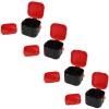 4pcs Fishing Box Portable Plastic Fishing Bait Holder Box Earthworm Lure Storage Case with Clip view 2
