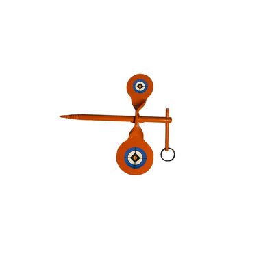Do All Outdoors Double Tree Spinner Steel Shooting Target for .22 Caliber