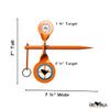 Do All Outdoors Double Tree Spinner Steel Shooting Target for .22 Caliber view 2
