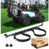 10L0L Universal Golf Cart Rear Seat Bag Holder Rack Attachment for Most 2+2 Golf Cart, Adjustable No-Drilling Golf Cart Bag Holder Fits Yamaha, EZGO, Club Car view 1