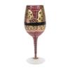 Enesco Lolita Snazzy Santa Wine Glass view 2