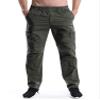 Men's Pull On Cargo Pants Elastic Waist Lightweight Chef Work Casual Lounge Srubs Slacks Army Green Tag 5XL - US 42 view 1