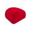1 Qty - Premium Macaw-Red Flocked Velour Large-Square Ring Jewelry Box view 2
